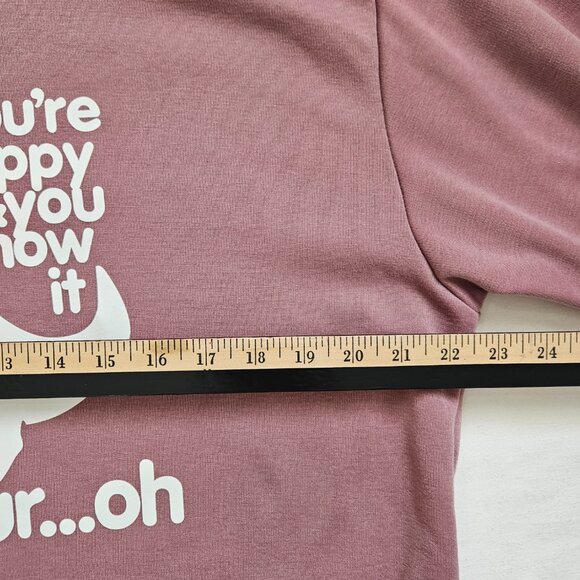 NEW Pink T-REX Dinosaur Silky Plush Pullover Hoodie Girls LARGE / Women SM - Picture 10 of 12